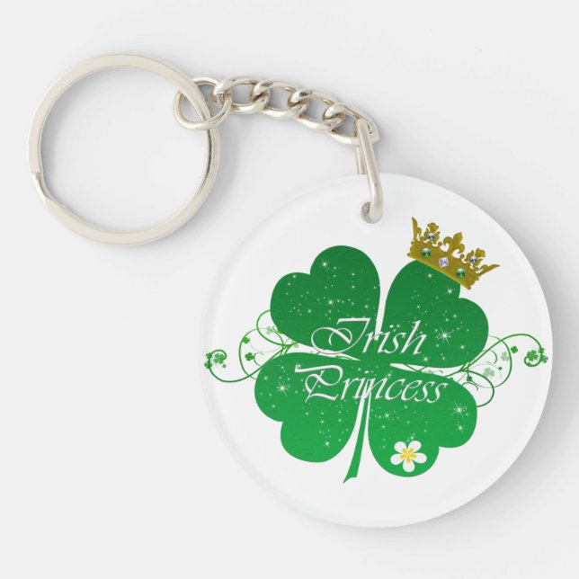 Irish Princess Keychain (Front)