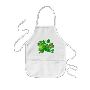 Irish princess kids apron
