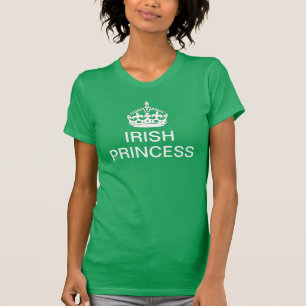 Irish Princess on Kelly Green T-Shirt