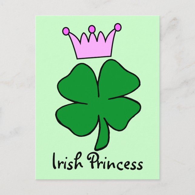 Irish Princess Postcard (Front)