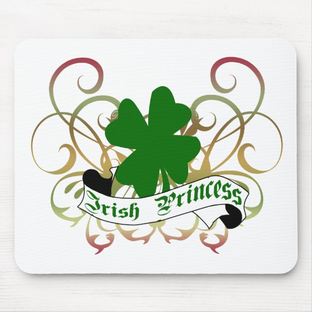 Irish Princess Shamrock Mouse Pad (Front)