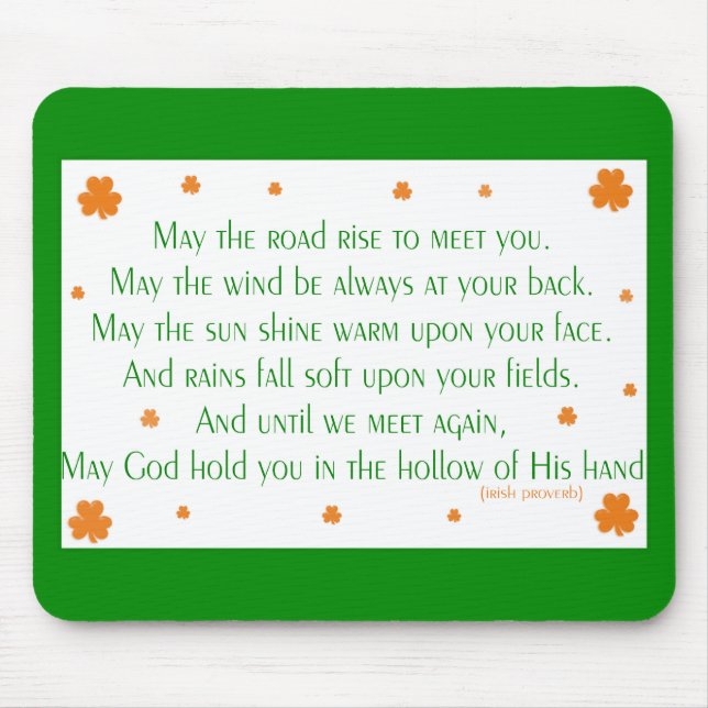 Irish Proverb 2 Mousepad (Front)