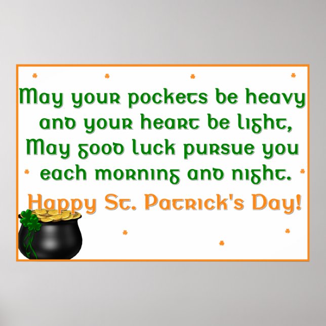 Irish Proverb 6 Print (Front)