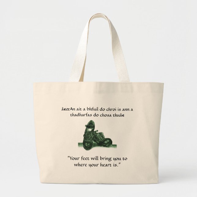 Irish Proverb Bag (Front)