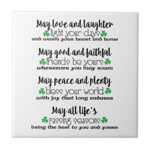 Irish Proverb Blessing Tile
