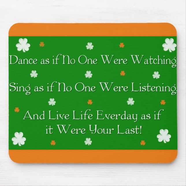 Irish Proverb Mousepad (Front)