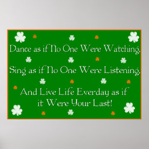 Irish Proverb Print