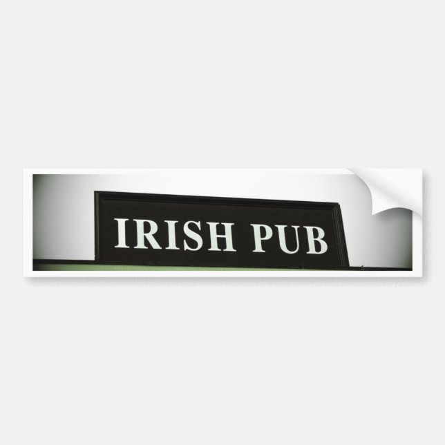 Irish Pub Bumper Sticker (Front)