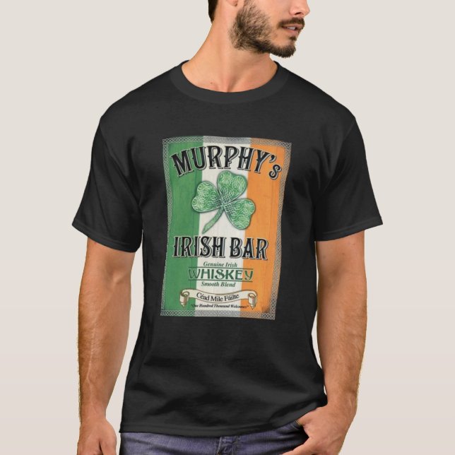 Irish Pub Irish Flag Ireland t shirt (Front)