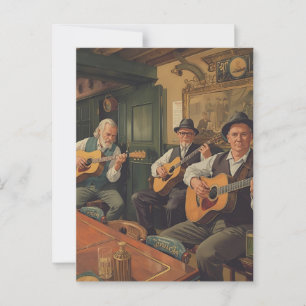 Irish Pub Postcard