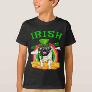 Irish Pug Funny St Patricks Day Leprechaun Dog Men T-Shirt