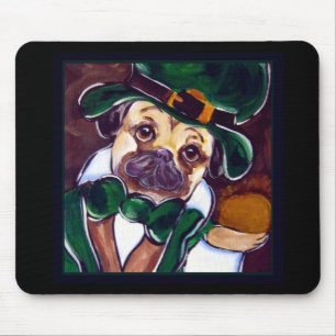 Irish Pug Mouse Pad