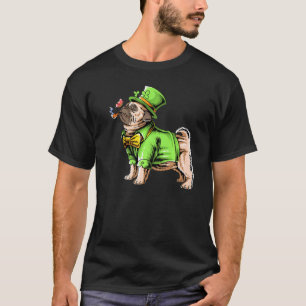 Irish Pug St Patrick's Day Funny Leprechaun Puppy T-Shirt