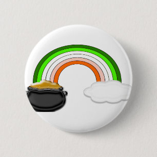 Irish Rainbow 2 Inch Round Button