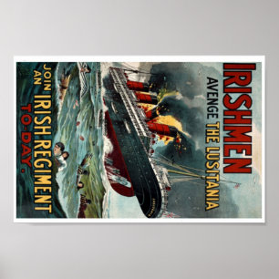 Irish Recruiting poster 1914 - 1918.