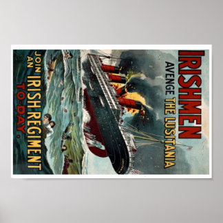 Irish Recruiting poster 1914 - 1918.