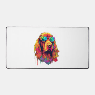 Irish Red Setter Dog Dog Breed for a Irish Red Desk Mat