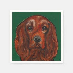 Irish Red Setter Napkin