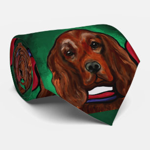 Irish Red Setter Tie