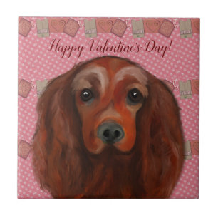 Irish Red Setter Tile