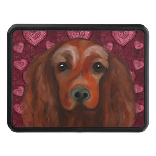 Irish Red Setter      Trailer Hitch Cover