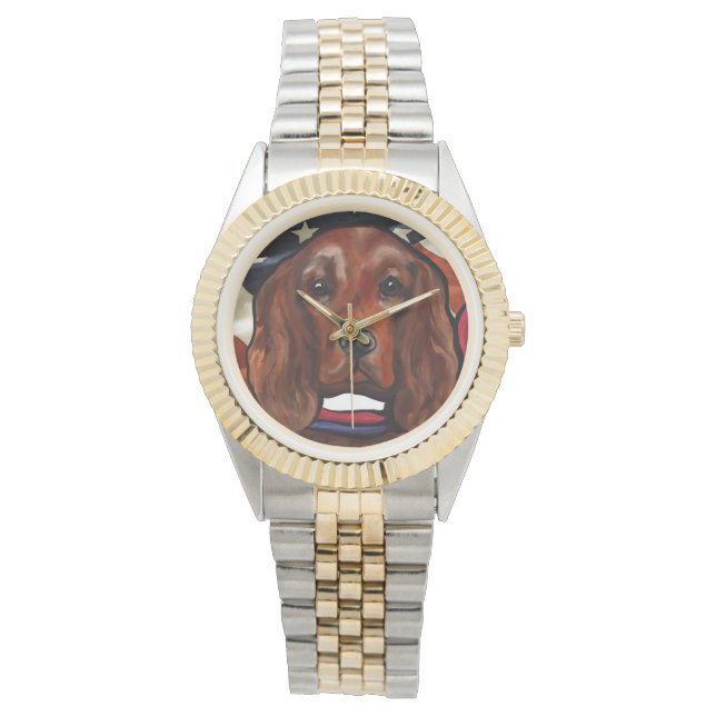 Irish Red Setter    Watch (Front)