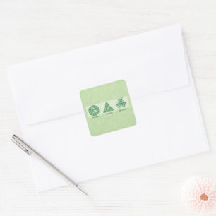 Irish Religious Friends Prayers and Blessings Square Sticker
