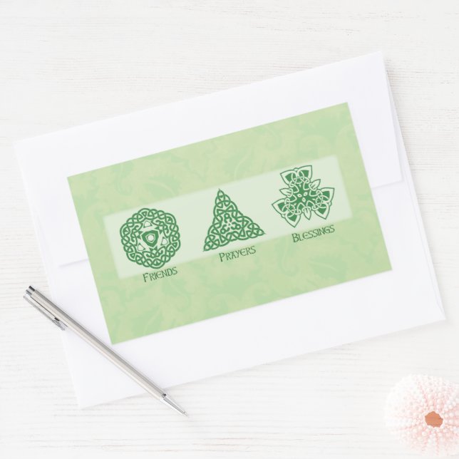 Irish Religious Friends Prayers and Blessings Sticker (Envelope)