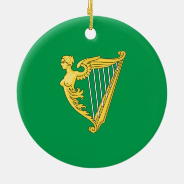 Irish Republican Flag Ceramic Ornament (Back)