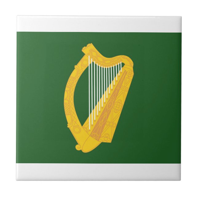 Irish Republican Flag Of Leinster Tile (Front)