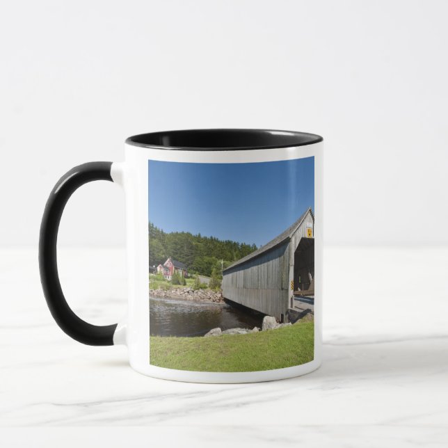 Irish River covered bridge, St. Martins, New Mug (Left)