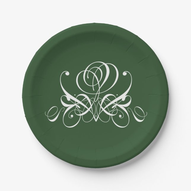 Irish Rose Paper Plate (Front)