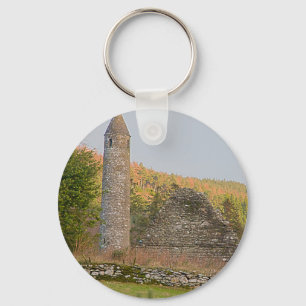 Irish Round Towers over 1,000 years old Keychain