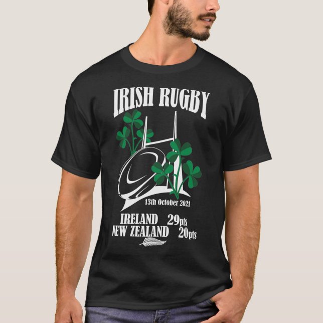 Irish Rugby Ireland v New Zealand All Blacks 2022 T-Shirt (Front)