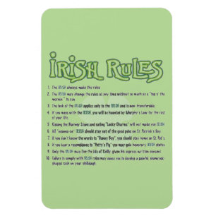 Irish Rules Magnet