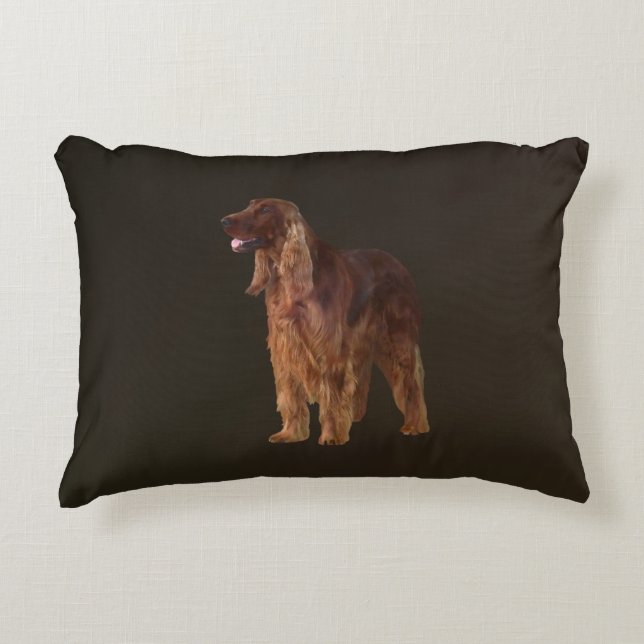 Irish Setter Accent Pillow (Front)