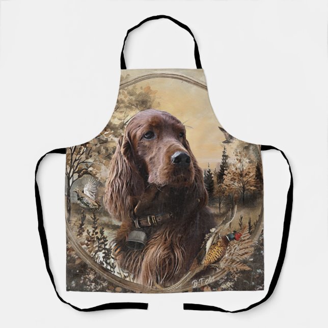  Irish  Setter Apron (Front)