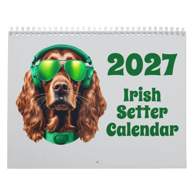 Irish Setter Calendar (Cover)