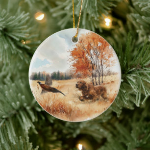 Irish Setter Ceramic Ornament