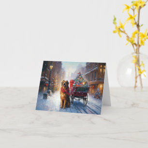 Irish Setter Christmas Festive Season  Card