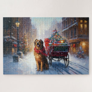 Irish Setter Christmas Festive Season  Jigsaw Puzzle