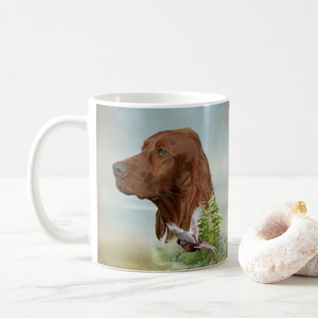 Irish Setter Coffee Mug (With Donut)