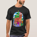 Irish Setter Cute Santa Christmas Tree Decor T-Shirt<br><div class="desc">Irish Setter Cute Santa Christmas Tree Decor</div>