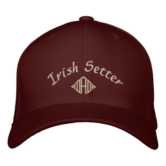 Irish Setter Dad Gifts Embroidered Hat (Front)