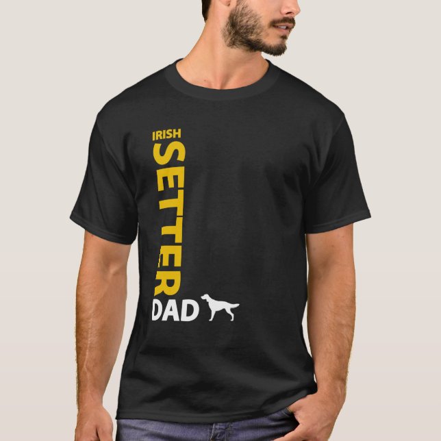 Irish Setter Dad T-Shirt (Front)