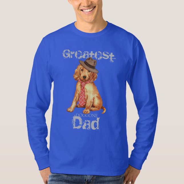 Irish Setter Dad T-Shirt (Front)