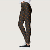 Irish Setter Dog Breed Silhouettes Pattern
