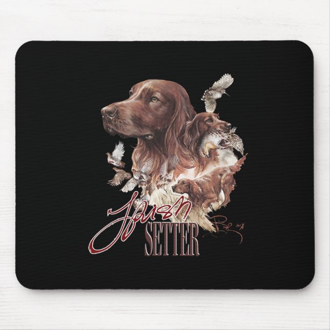 Irish Setter Dog Lovers  Mouse Pad (Front)