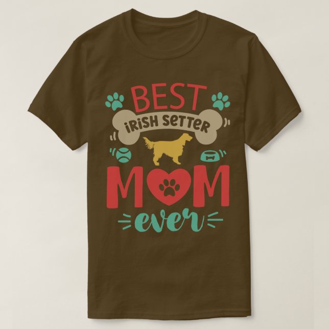 Irish Setter Dog T-Shirt (Design Front)
