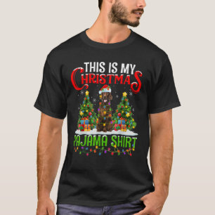 Irish Setter Dog Xmas Lights This Is My Christmas  T-Shirt